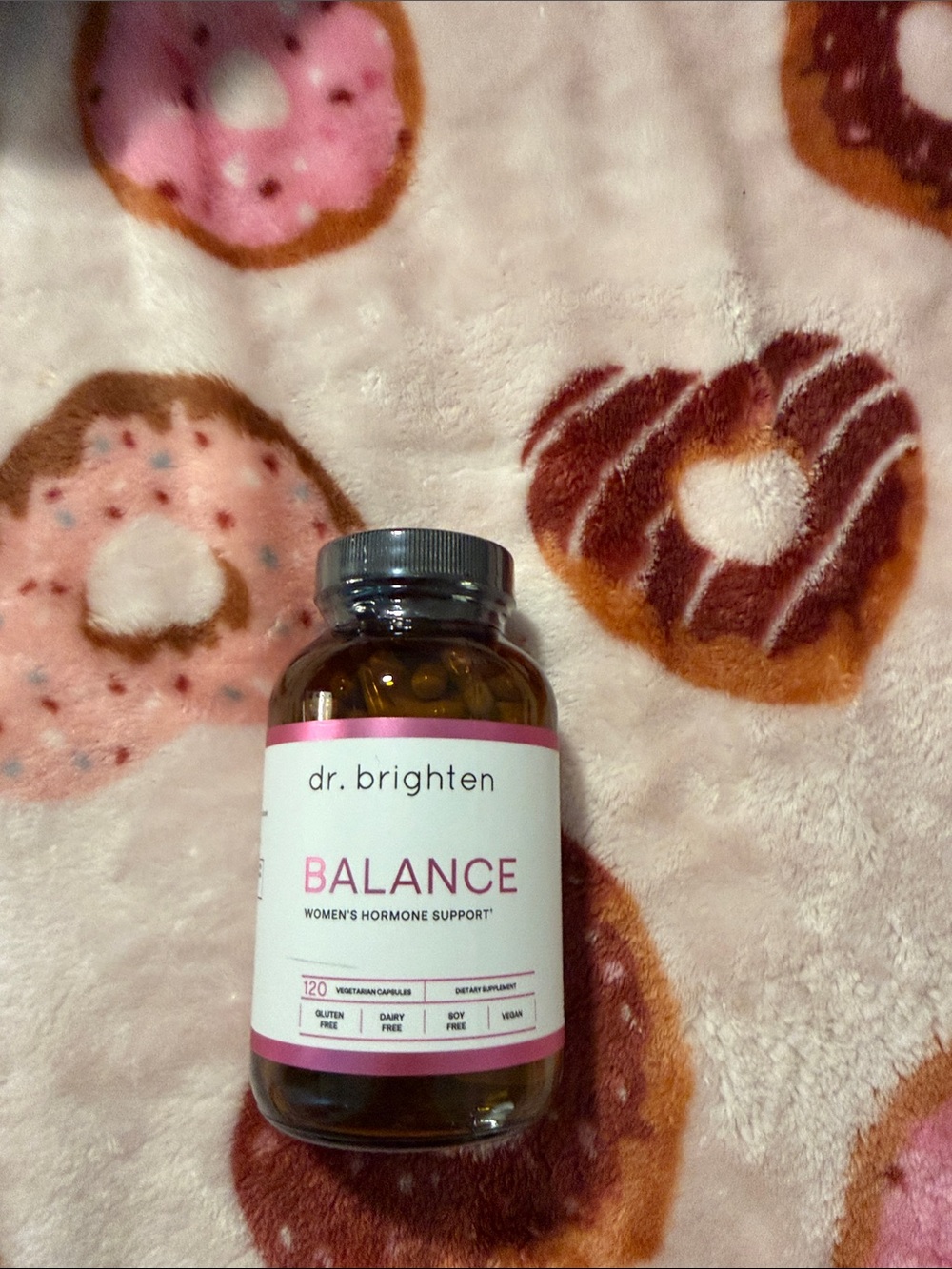 dr. brighten BALANCE Women's Hormone Support - Pink Bottle